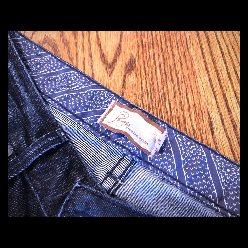 Paige Skyline Ankle Peg Premium Denim.